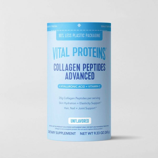 Vital Proteins Collagen Peptides Advanced Unflavored 9.33 oz tub